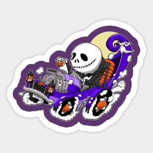 Skellington Rod Sticker